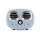 Retro Bluetooth Wireless USB TF Card Dual Speaker Small Speaker Box blue