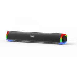 S100 Wireless Bluetooth-compatible  Speaker Luminous Wireless Hifi Portable Speaker Rgb Lighting Home Theater Tv Speaker Black RGB