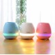 Smart Music Flower Pot Creative Can Play Music Outdoor Household Wireless BT Speaker Pink