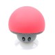 Waterproof Mini Wireless Bluetooth-compatible  Speaker Portable Mushroom-shaped Speaker Rechargeable Hands Free Music Player Red