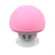 Waterproof Mini Wireless Bluetooth-compatible  Speaker Portable Mushroom-shaped Speaker Rechargeable Hands Free Music Player pink