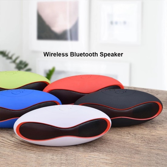 X6u Mini Stereo Wireless Bluetooth-compatible  Speaker Portable 3d Music Speaker With Usb Port Tfcard Slot Hands Free Music Player black