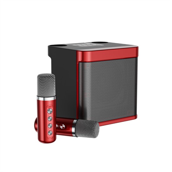 Ys203 Wireless Portable Microphone Bluetooth 100w High-power Speaker Outdoor Family Party Red