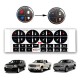 2pcs AC Dash Button Sticker Auto Button AC Central Control Repair Stickers 31 keys