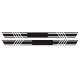 2pcs Car Rally Stripe Lower Door Panel for G Class G550 G63 Vinyl Sticker white