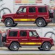 2pcs Car Rally Stripe Lower Door Panel for G Class G550 G63 Vinyl Sticker yellow