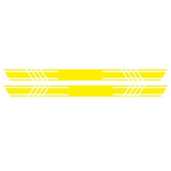 2pcs Car Rally Stripe Lower Door Panel for G Class G550 G63 Vinyl Sticker yellow