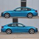 2pcs Universal Car  Sticker Body Side Stripe Hood Sticker Pvc For All Car Vinyl Bumper Decals blue