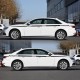 2pcs Universal Car  Sticker Body Side Stripe Hood Sticker Pvc For All Car Vinyl Bumper Decals white