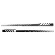 2pcs/Set Car Auto Body Stickers Long Stripe Side Skirt Decoration Vinyl Decals black