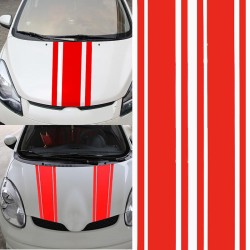 2pcs/set 72 inch x3 inch DIY Black Car Body Vinyl Racing Stripe Pinstripe Decal Stickers blue