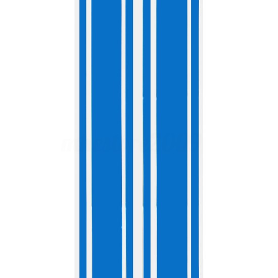 2pcs/set 72 inch x3 inch DIY Black Car Body Vinyl Racing Stripe Pinstripe Decal Stickers blue