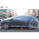 3 Size LDPE Film Outdoor Clear Disposable Full Car Cover Rain/Dust Resistant Garage Universal Temporary Transparent_M