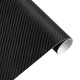 30cmx127cm 3D Carbon Fiber Vinyl Car Twill Wrap Sheet Roll Film Car Stickers  Decals for Motorcycle Car Automobiles Styling Accessories  black