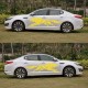 3D Wolf Totem Decals Car Stickers Full Body Car Styling Vinyl Decal Sticker for Cars Decoration white