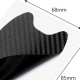 4pcs/set Carbon Fiber Adhesive Sticker Car Handle Protection Sticker black