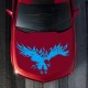 50 * 80cm Animal Eagle Car-styling Motorcycle Car Sticker Vinyl Decal yellow