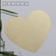 50pcs 60 * 70mm Golden Heart Scratch Off Stickers Creative Message Hide Postcard