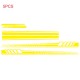 5pcs Car  Side  Skirt  Sticker+Car  Hood  +rearview  Mirror  Sticker Diy  Car  Styling Car  Decoration  Decals yellow