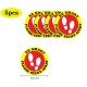 5pcs/10pcs Social Distancing Floor Decals For Floor Safety Notice Floor Marker BE SMART PLEASE STAND APART 10pcs