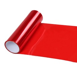 60x30cm Dark Black Car Light Vinyl Film Auto Headlight Taillight Tint Vinyl Sheet Sticker Red