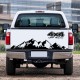 Car  Sticker 4x4 Off Road Graphic Vinyl Decal For Ford Ranger Raptor Pickup Isuzu Dma Nissan Navara Toyota Hilux Auto Accessories black