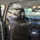 Car Protective Film Transparent Self-Adhesive Taxi Isolation Film Protective Cover Partition Protection Screen