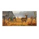 Car Rear Window Sticker Grass Deer Tractor Colorful Rear Windshield Window Waterproof Cars Sticker Decal Decor  168*74CM