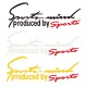 Car Stickers Reflective Lamp Eyebrow Captivating Sports Styling Auto Racing Decor Vinyl Bonnet Sticker Yellow and red