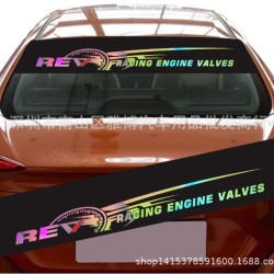 Car Stickers Reflective Letters Auto Car Rear Window Windshield Decal Stickers as shown