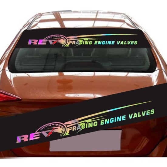 Car Stickers Reflective Letters Auto Car Rear Window Windshield Decal Stickers as shown