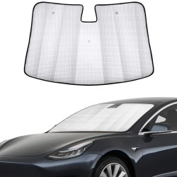 Car Sunvisor Automotive Reflective WindShield Sunshade for Tesla Model 3