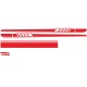 DIY Car Sticker Auto Body Decals Vinyl Side Long Stripe Waterproof Self Adhesive Stickers red