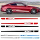 Delicate Universal Decals Car Stickers Full Body Car Side Styling Sticker blue