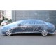 Disposable Car Cover Waterproof Transparent Plastic Dustproof Cover Car Rain Covers White transparent_L