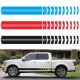 For Pickup Truck Vinyl Decal Sticker Graphics Sport Side Door Stripe Car Sticker  black