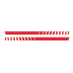 For Pickup Truck Vinyl Decal Sticker Graphics Sport Side Door Stripe Car Sticker  red