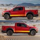 For Pickup Truck Vinyl Decal Sticker Graphics Sport Side Door Stripe Car Sticker  yellow