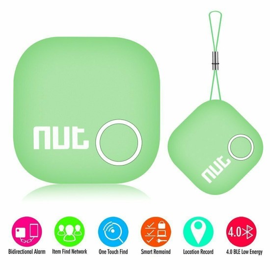 NUT2 Smart Finder Bluetooth Wireless Tracker Anti-lost Alarm for Mobile Phone Pet Key Green