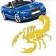 Scorpion Totem Decals Car Stickers Car Styling Vinyl Decal Sticker for Cars Decoration white