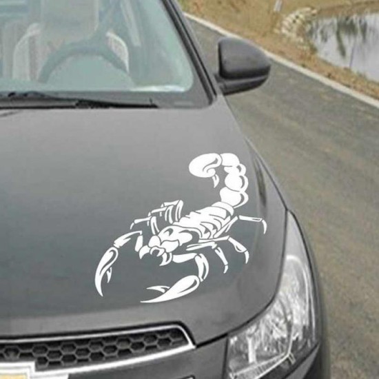 Scorpion Totem Decals Car Stickers Car Styling Vinyl Decal Sticker for Cars Decoration white