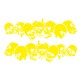 Skulls Bones Pattern Car Truck Vinyl Side Body Graphics Stickers Scratch Decal yellow