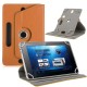 7/8/9/10 Inch Universal 360 Degree Rotating Four Hook Leather Tablet Protection Case Dark blue_8 inch