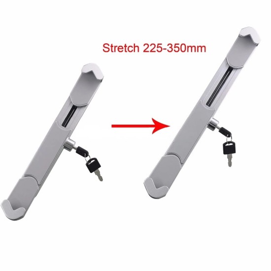 Aluminum Alloy Desk Tablet Stand Stable Cellphone Display Base Adjustable Bracket Holder Compatible for iPad silver