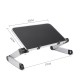 Aluminum Alloy Laptop Portable Foldable Adjustable Laptop Desk Computer Table Stand Tray Notebook PC Folding Desk Table Standard black