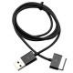 Data Cable USB3.0 Charging Cable Data Transmission Adapter Line Compatible for Asus Tf101 Tablet black line 1M