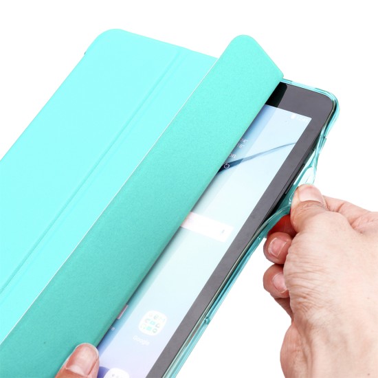 For Samsung tab S3 9.7 inch T820/T825 PU Leather Protective Case with Pen Bandage Sleep Function green