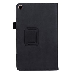 For Xiaomi tablet 4 plus 10.1 Retro Pattern PU Tablet Protective Case with Hand Support Card Slot Bracket Sleep Function black_Xiaomi tablet 4 plus 10.1