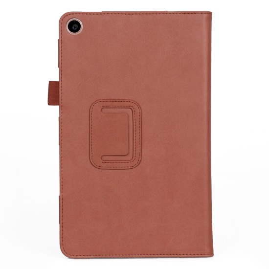 For Xiaomi tablet 4 plus 10.1 Retro Pattern PU Tablet Protective Case with Hand Support Card Slot Bracket Sleep Function brown_Xiaomi tablet 4 plus 10.1