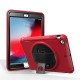 For ipad MINI 1 / 2 / 3 Wrist Handle Tri-proof Shockproof Dustproof Anti-fall Protective Cover with Bracket red